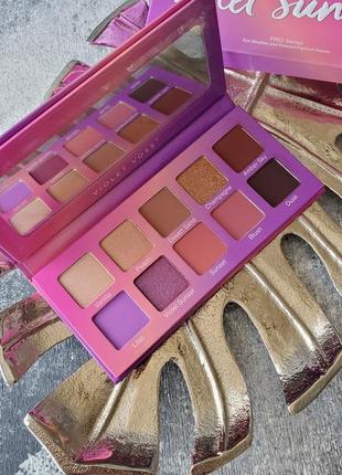 Палетка тіней violet voss violet sunset eye shadow and pressed pigment palette