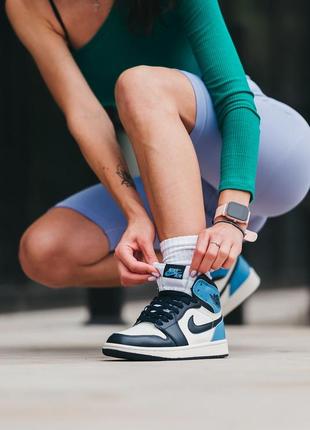 Кросівки жіночі nike air jordan 1/кросівки жіночі найк аїр джордан