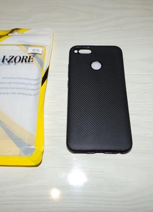 Чехол xiaomi mi5x карбон