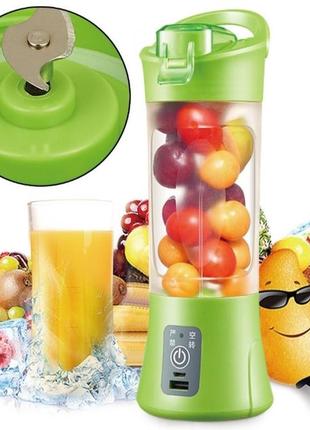 Фітнес-блендер smart juice cup fruits ql-602 портативний міксер, шейкер з usb
