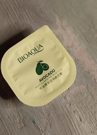 Глиняна маска bioaqua з авокадо2 фото