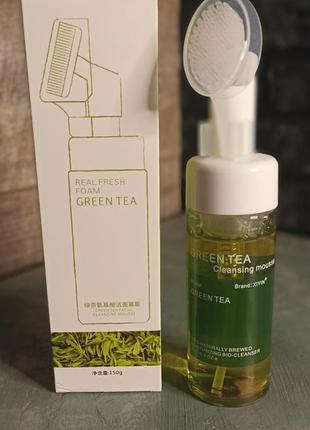 Sersanlove пінка-мус для вмивания з екстрактом зеленого чаю