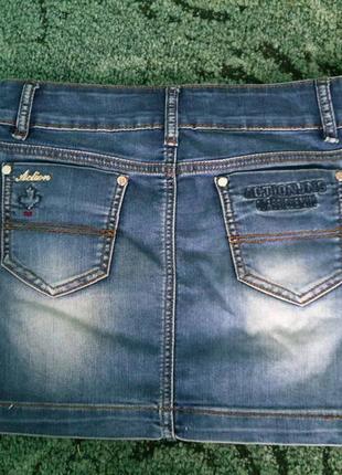 Модная джинсовая юбка2 фото