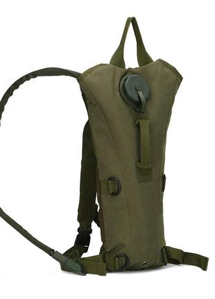Питна система гідратор військовий сумка для води зелена олива