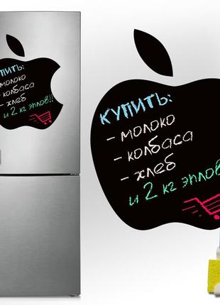 Магнитная доска для рисования детская яблоко размер 40х44 см