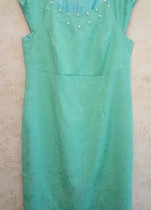 Платье бирюзовое 50 размер от helen-a2 фото