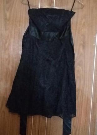 Платье гепюровое черное vila clothes3 фото