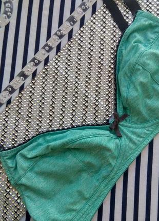 М'який контурний бюстгальтер бірюзового кольору р. 85с/36с, від nur die німеччина