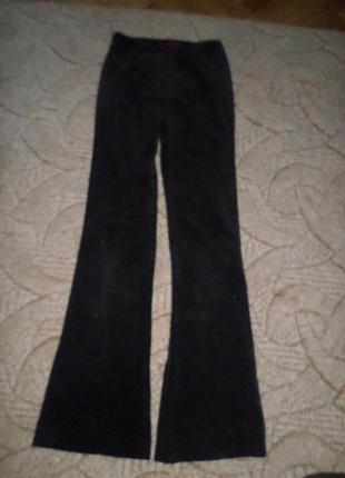 Штаны вельветовые темно-коричневые