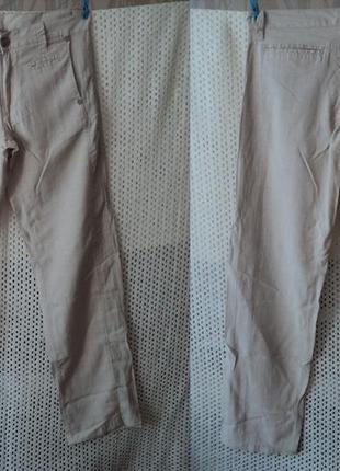 Лляні штани - джинси vinci.туреччина. w29l34,на стрункого чоловіка, літо.3 фото