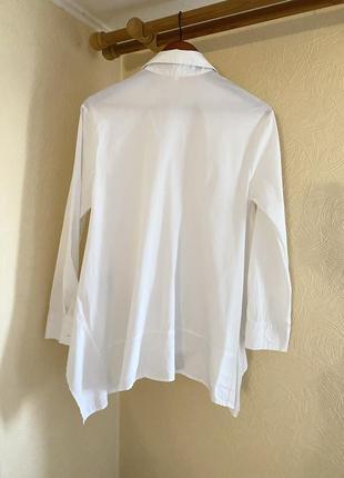 Белая блуза, рубашка imperial  оверсайз3 фото