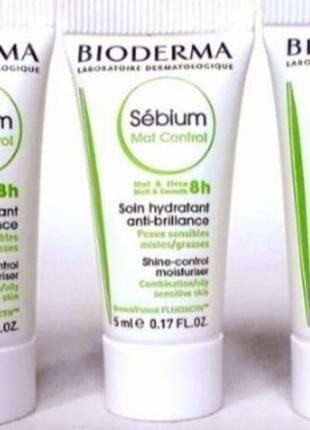 Bioderma sébium mat control (биодерма себиум мат контроль) для жирной, проблемной, чувствительной кожи.