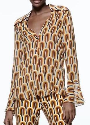 Костюм сорочка штани zara