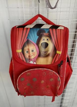 Шкільний рюкзак  для дівчинки маша і медвідь
