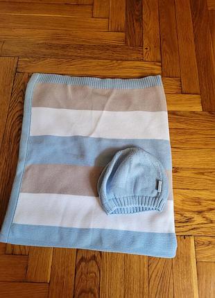 Детский пледик и шапочка