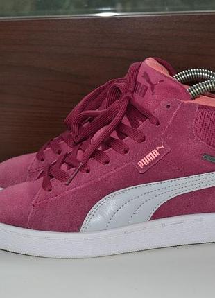 Puma 36р кроссовки ботинки кожаные gore-tex