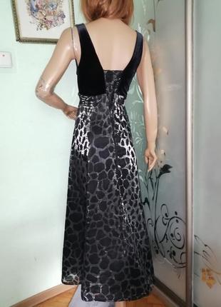 Велюрове плаття леопардовий принт chou chou4 фото