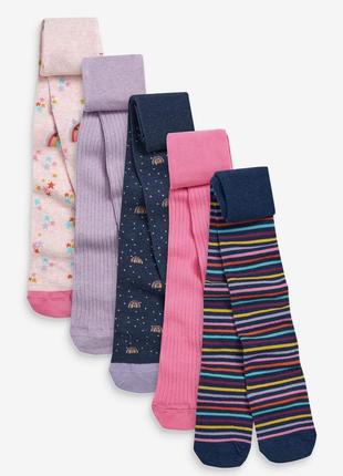 Колготи/ колготки розмір від 80 см до 140 см, 5 шт