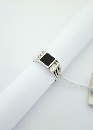 Срібна печатка перстень кільце чоловіче 21.5 розмір