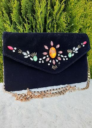 Оксамитовий клатч atmosphere
