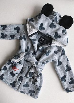 Махровий халатик від disney baby at primark, 12/18 міс, 86 см