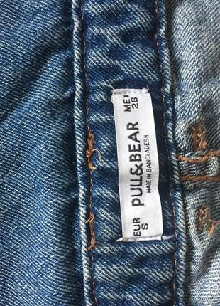 Джинсовый комбинезон pull&bear3 фото