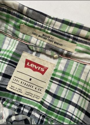 Levis casual рубашка сорочка класична клетка тенниска летняя туристическая спортивная2 фото