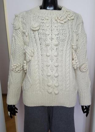 Объёмный свитер zara