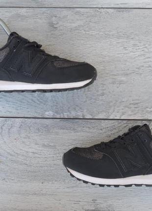 New balance 574 детские кроссовки с блестками оригинал 32 размер
