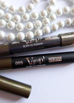 Новинка!!! тени карандаш для век от pupa maxi matita ombretto stesura rapida1 фото