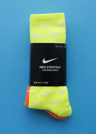 Високі шкарпетки nike everyday mini swoosh носки