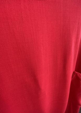 Платье туника свободное лён в стиле бохо , льняное большого размера батал, сукня льняна із льону туніка5 фото