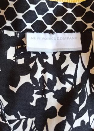 Блуза кофточка шелковая  new york & company без рукавов, размер 48-50 l7 фото