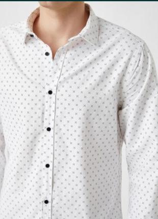 Нова класна сорочка koton slim fit p. s 3