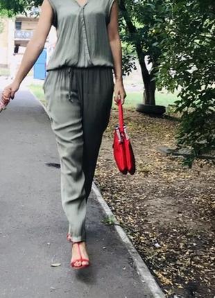 Хит лета!комбинезон цвета хаки