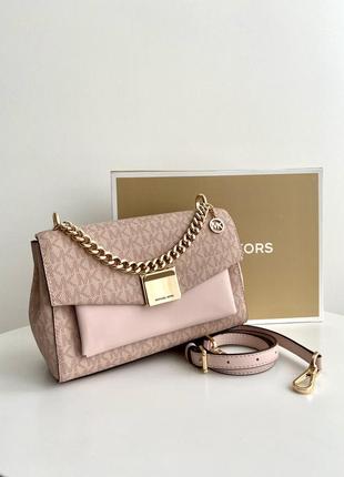 Женская брендовая сумка michael kors lita medium оригинал женская сумочка мишель майкл корс оригинал на подарок жене девушке1 фото