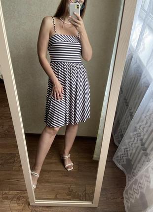 Сарафан в полоску сукня у смужку2 фото