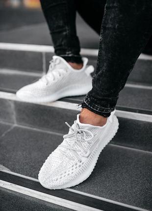 Женские кроссовки adidas yeezy boost 350 v2 static reflective #адидас6 фото