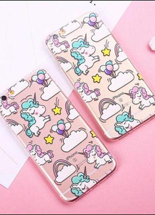 Чехол с единорогами на iphone🦄