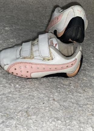 Шкіряні кросівки puma по розміру 21