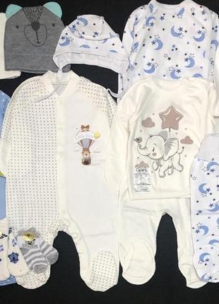 Красивый набор одежды для новорожденых мальчиков, качественая одежда для малышей осень-зима,рост 62 см,хлопок2 фото