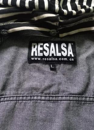 Джинсовый пиджак resalsa fashion5 фото