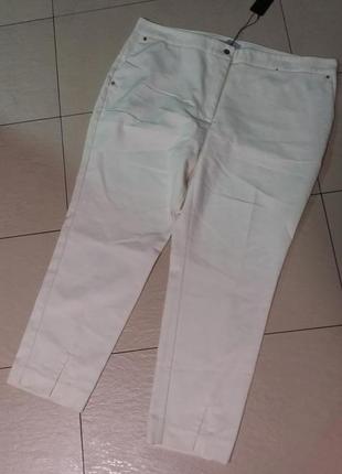 Літні білі еластичні штани 20 розміру2 фото