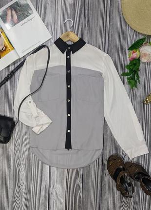 Шифонова блуза сорочка на гудзиках select #2121 фото