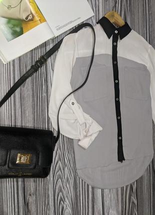 Шифонова блуза сорочка на гудзиках select #2122 фото