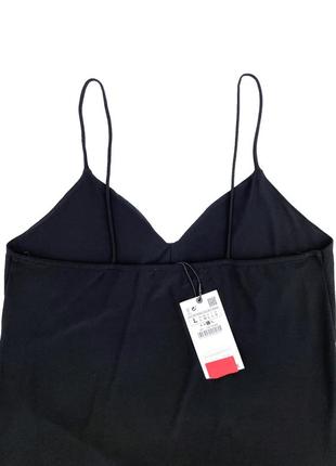 Платье на бретельках zara color block, l/xl5 фото