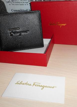 Кошелек, портмоне, бумажник salvatore ferragamo кожа, италия