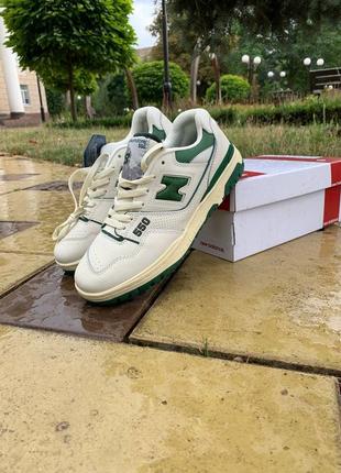 Мужские кроссовки new balance 550 beige green 40-41-42-43-44-45