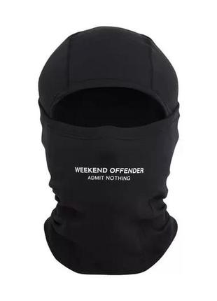 Балаклава weekend offender balaclava black7 фото