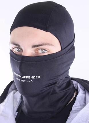 Балаклава weekend offender balaclava black3 фото